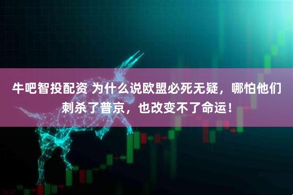 牛吧智投配资 为什么说欧盟必死无疑,哪怕他们刺杀了普京,也改变不了命运!